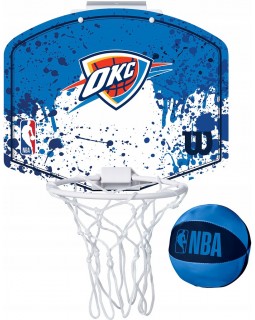 Баскетбольний комплект Wilson NBA Team Indiana Pacers Mini Hoop. WILSON OKLAHOMA OKC THUNDER NBA МІНІ БАСКЕТБОЛЬНА ДОШКА