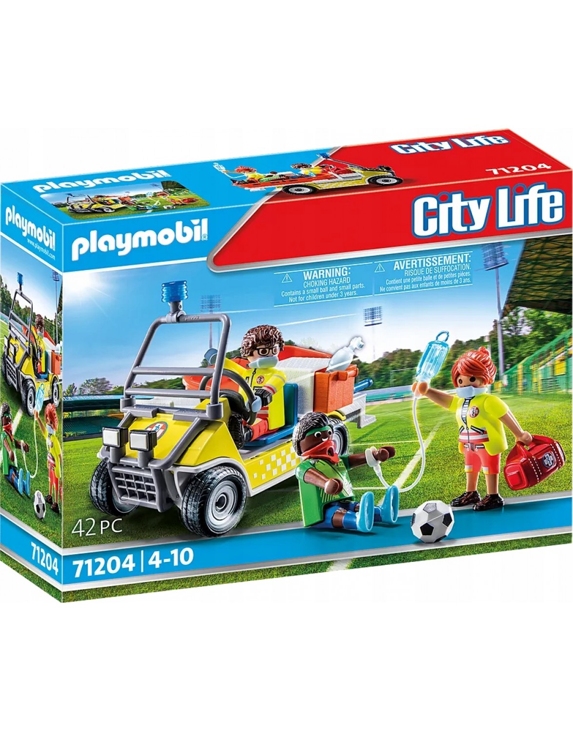Playmobil City Life 71204 рятувальний автомобіль. PLAYMOBIL CITY LIFE РЯТУВАЛЬНИЙ АВТОМОБІЛЬ 71204