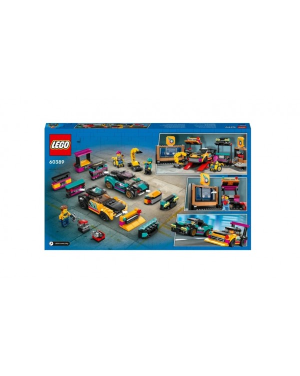 LEGO City 60389 майстерня по тюнингу автомобілів. LEGO 60389 майстерня з тюнінгу автомобілів