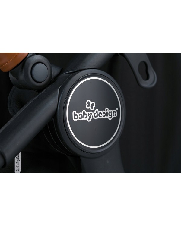Коляска Baby Design Look Air сірий. Baby DESIGN LOOK AIR коляска з накачуванням коліс