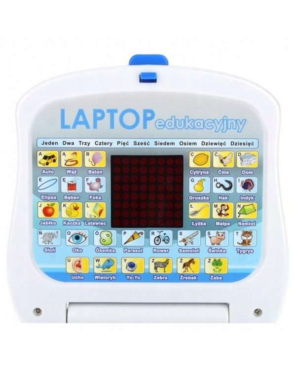 Дитячий комп'ютер HH Poland QC8015PL. дитячий освітній ноутбук світлодіодний екран Версія PL