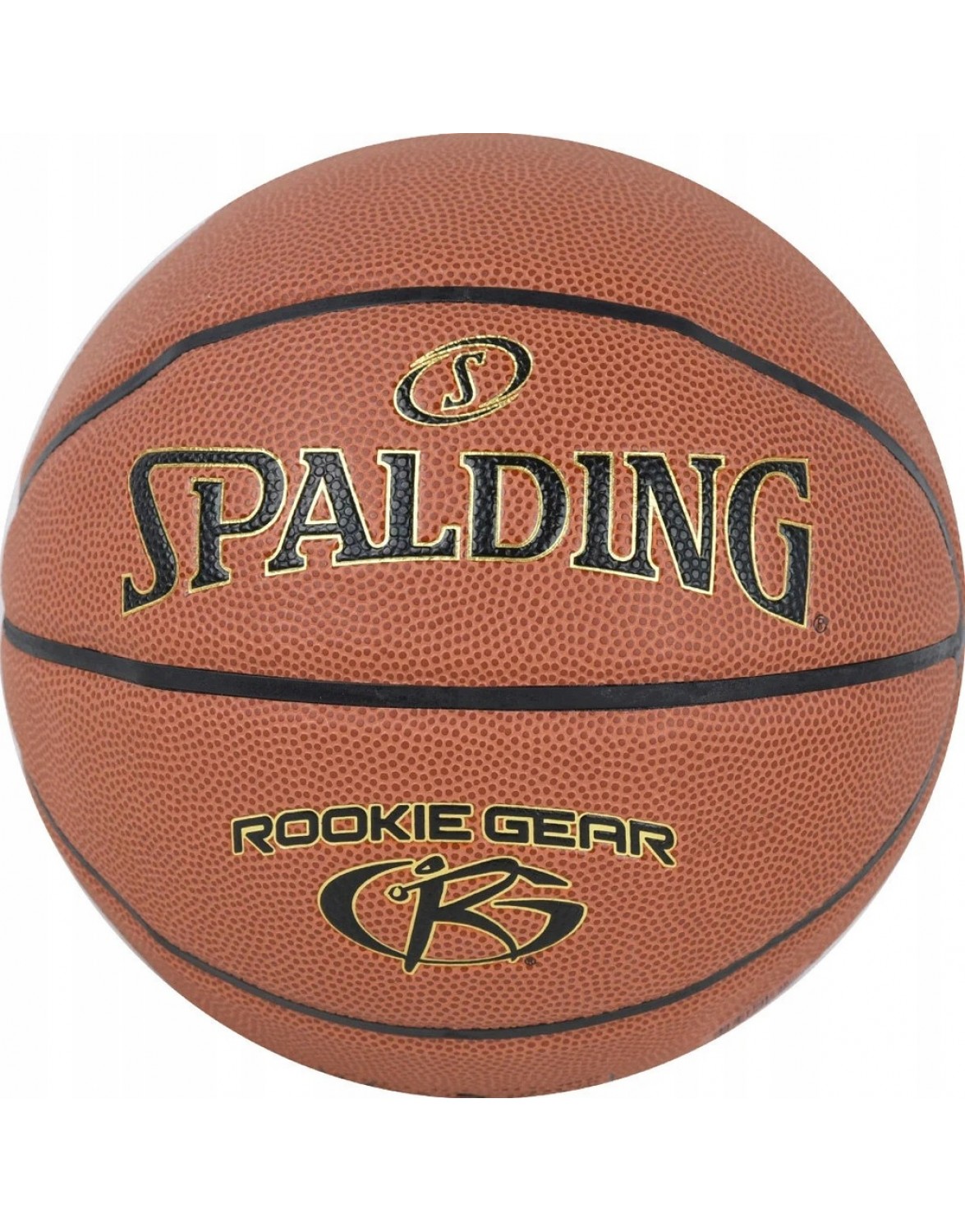 Баскетбольний м'яч Spalding ROOKIE GEAR R. 5. SPALDING ROOKIE GEAR 5 БАСКЕТБОЛЬНИЙ М'ЯЧ ЗІ ЗНИЖЕНИМ ВАГОЮ ШКІРА IN / OUT