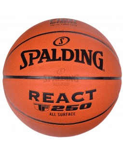 Баскетбольний м'яч Spalding React FIBA R. 6. SPALDING TF250 6 ФІБА БАСКЕТБОЛЬНИЙ М'ЯЧ ШКІРА
