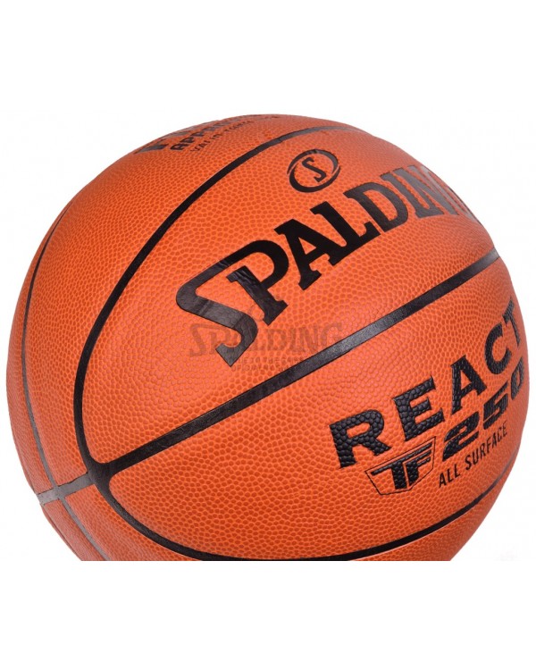 Баскетбольний м'яч Spalding React FIBA R. 6. SPALDING TF250 6 ФІБА БАСКЕТБОЛЬНИЙ М'ЯЧ ШКІРА