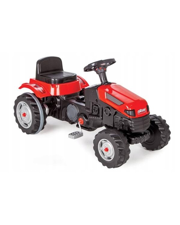 Дитячий трактор Артык чорний, червоний. Педальний трактор великий до 50 кг червоний 073144