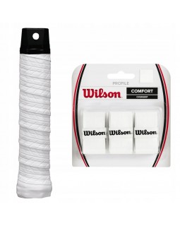 Тенісна обгортка Wilson WRZ4025WH 3 шт. WILSON PROFILE OVERGRIP 3 верхні обгортки обгортка