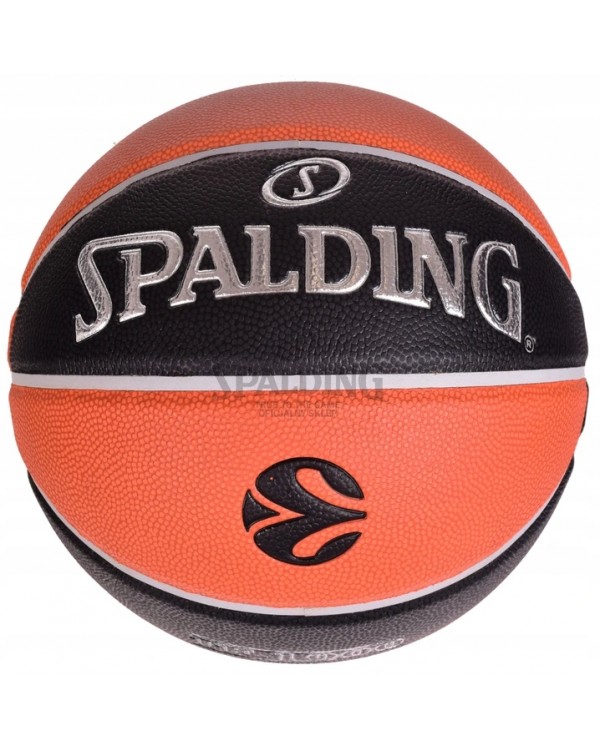 баскетбольний м'яч Spalding Euroleague 77100z R. 7. SPALDING TF-1000 ЄВРОЛІГА 7 МАТЧ БАСКЕТБОЛЬНИЙ М'ЯЧ ШКІРА