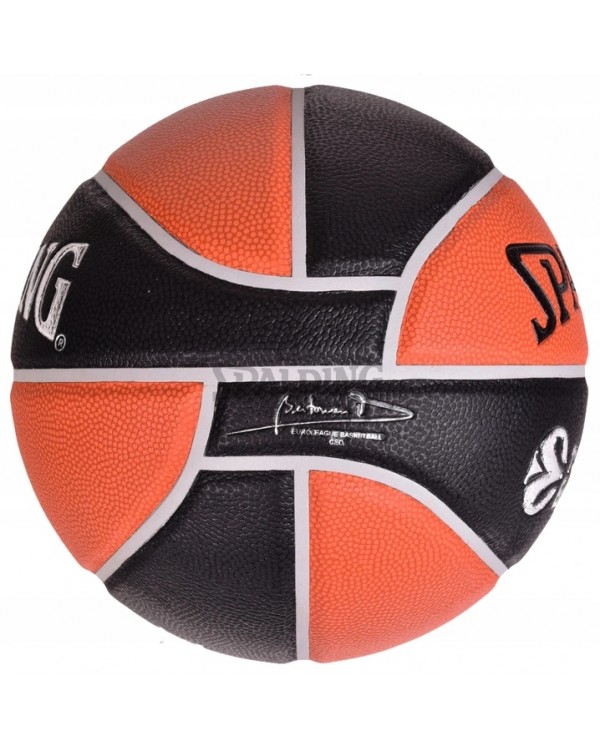 баскетбольний м'яч Spalding Euroleague 77100z R. 7. SPALDING TF-1000 ЄВРОЛІГА 7 МАТЧ БАСКЕТБОЛЬНИЙ М'ЯЧ ШКІРА