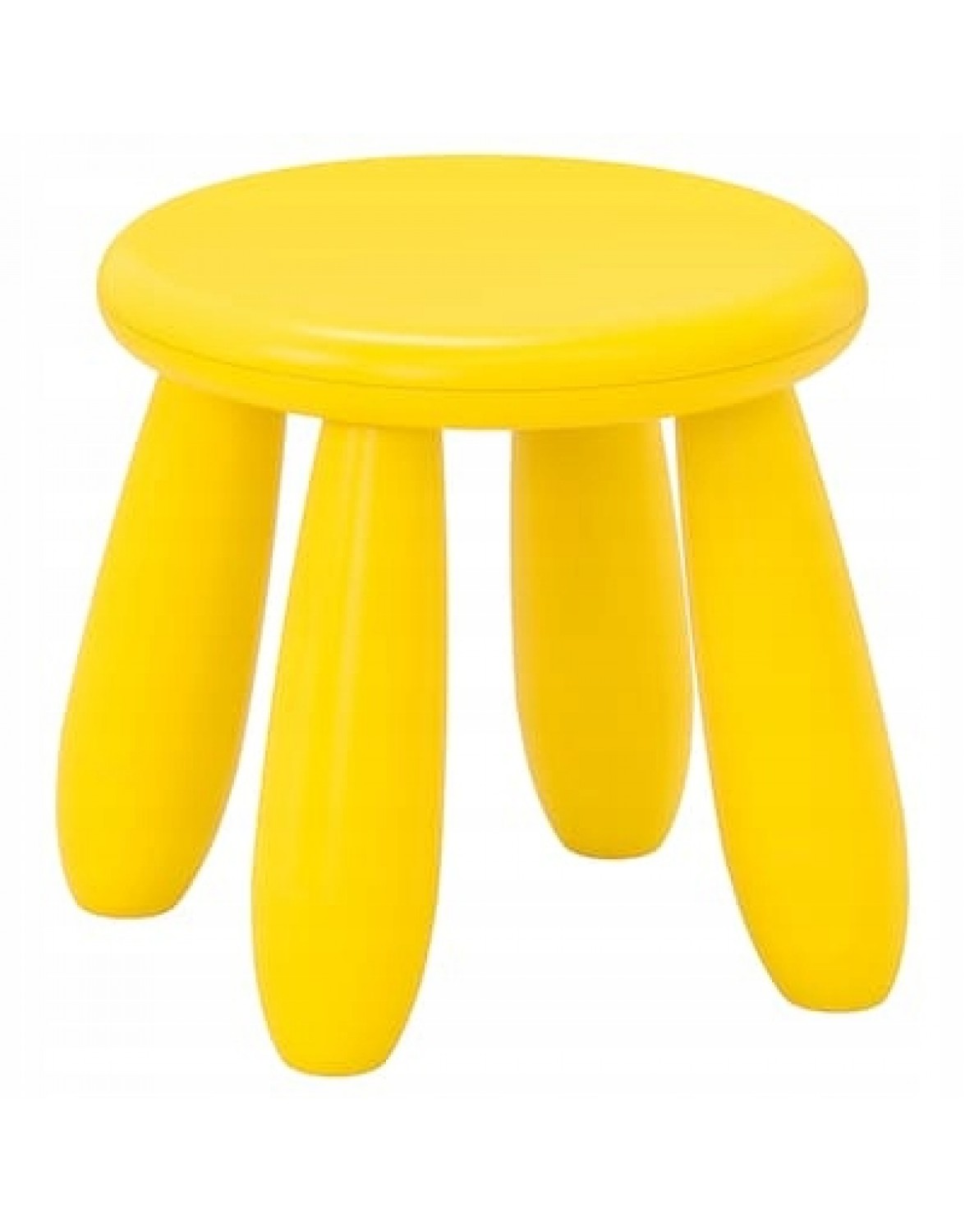 Детский табурет Ikea Mammut yellow 203.823.24