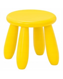 Дитячий табурет Ikea Mammut yellow 203.823.24