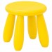 Дитячий табурет Ikea Mammut yellow 203.823.24