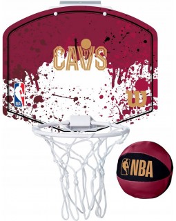 Баскетбольний набір Wilson Cleveland Cavaliers Mini hoop. WILSON CLEVELAND CAVALIERS БАСКЕТБОЛЬНА ДОШКА