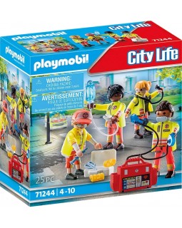 Playmobil City Life 71244 рятувальна команда. PLAYMOBIL CITY LIFE РЯТУВАЛЬНА КОМАНДА 71244