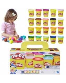 Play-Doh тісто супер набір 20 туб A7924. HASBRO PLAY-DOH набір з 20 трубок A7924