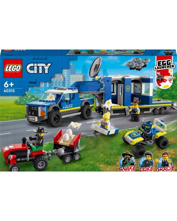 LEGO City 60315 мобільний поліцейський командний центр. LEGO City 60315 мобільний поліцейський командний центр