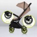 Lionelo прогулянкова коляска CLOE 2023 Beige sand. Коляска коляска для 22 кг великі колеса + оболонка безкоштовно Lionelo Cloe