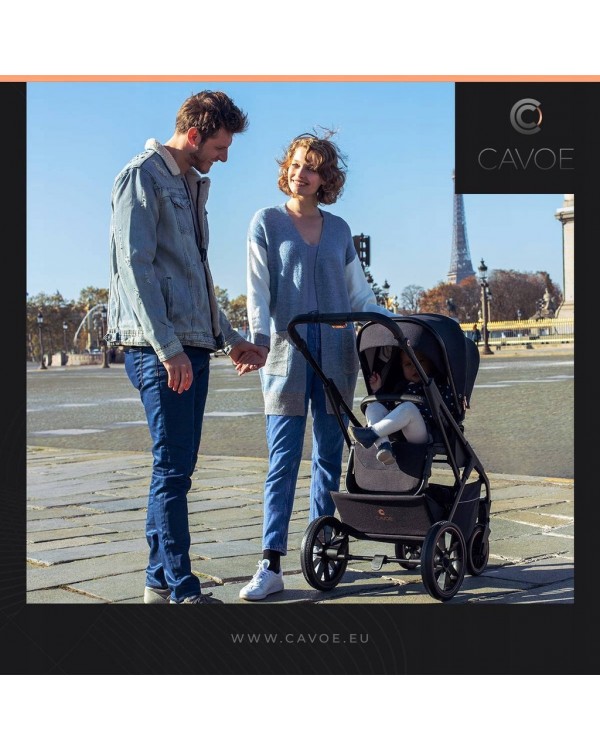 Коляска CAVOE AXO STYLE колекція 2022 як VENICCI. CAVOE AXO STYLE прогулянкова коляска для 22 кг
