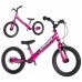 Біговий велосипед Strider SK-SB1-IN-PK 14" рожевий. STRIDER БАЛАНСУВАЛЬНИЙ ВЕЛОСИПЕД НАКАЧАНІ КОЛЕСА 14 ДЮЙМІВ