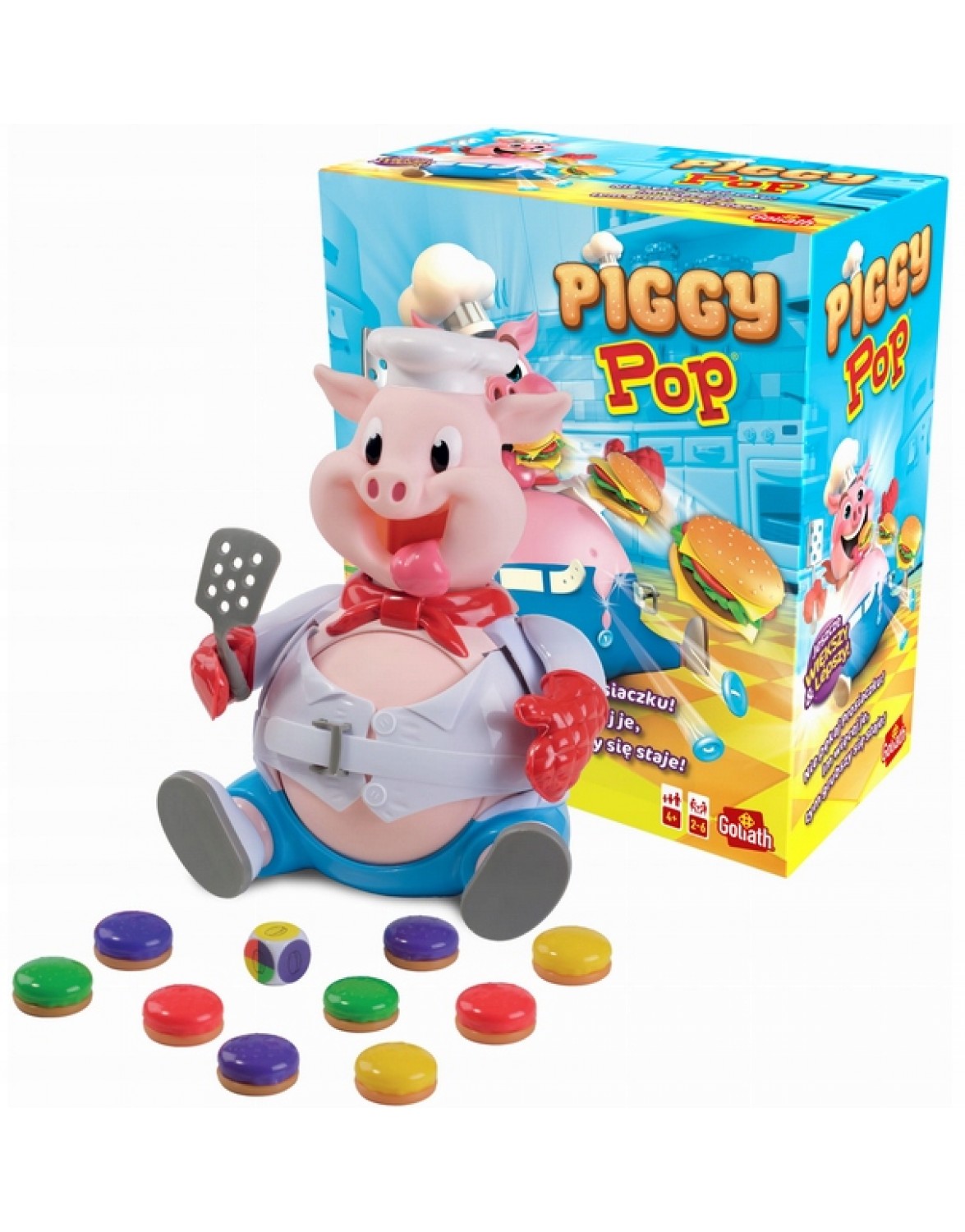 Аркадна гра PIGGY POP Goliath Games. PIGGY POP НЕ ТРІСНИ ПОРОСЯ АРКАДНА ГРА