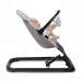 Детский шезлонг-качалка KIDWELL LARO серый / черный складной игрушки 5901130099481