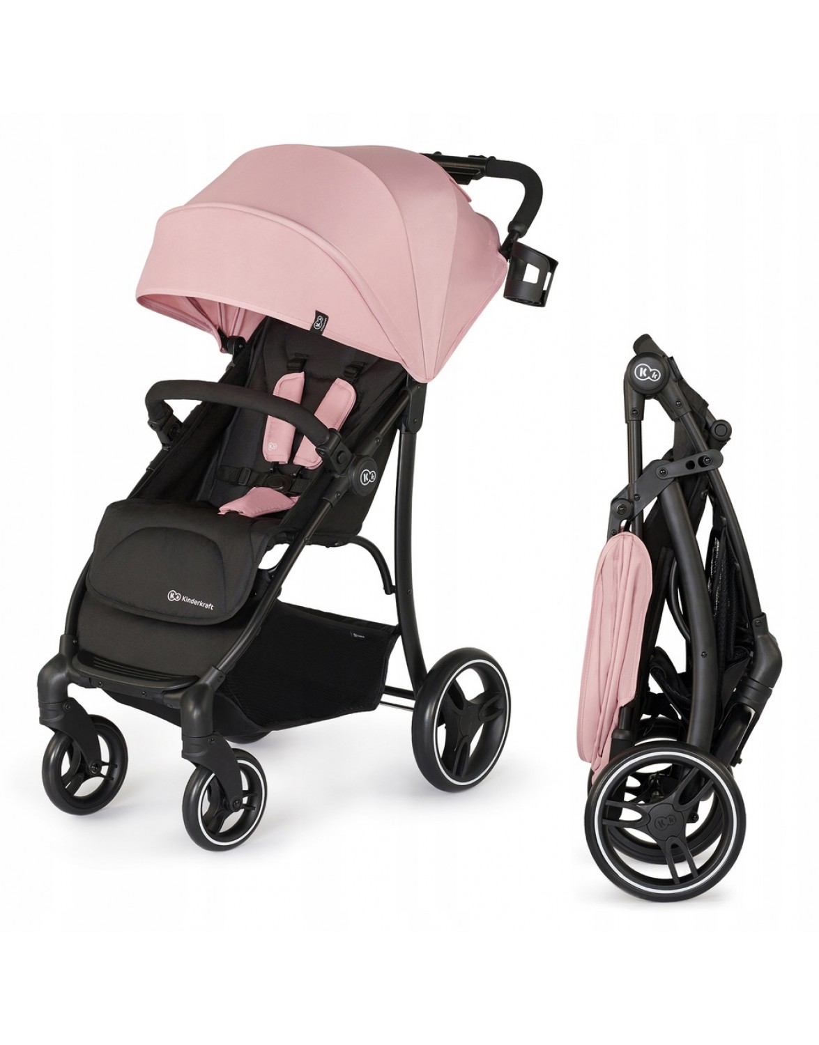 Прогулянкова коляска Kinderkraft Trig Pink KKWTRIGPNK0000 5902533915569