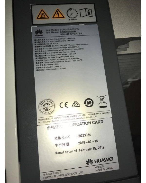 Сетевой инвертор Huawei SUN2000-12KTL