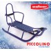 Детские санки Adbor Piccolino Standard со спинкой blue