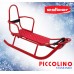 Дитячі санки Adbor Piccolino Standard зі спинкою red