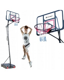 Баскетбольний комплект E-JET Pro. Велика баскетбольний кошик, регульована до 305 см