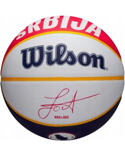 Баскетбольний м'яч Wilson NBA Local Icon Nikola Jokic Serbia R. 7. WILSON NBA NIKOLA JOKIC СЕРБІЯ БАСКЕТБОЛЬНИЙ М'ЯЧ