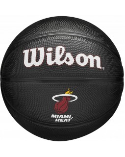 Баскетбольний м'яч Wilson Miami Heat mini Black R. 3. WILSON NBA MIAMI HEAT МІНІ БАСКЕТБОЛЬНИЙ М'ЯЧ 3