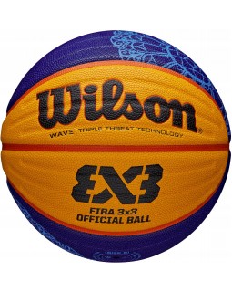 Баскетбольний м'яч WILSON 3x3 FIBA 2024 Paris Olympic Games R. 6. WILSON 3x3 FIBA баскетбольний м'яч матч шкіра IO PARIS 2024