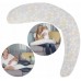 Багатофункціональна подушка CuddleCo Foam. Подушка CUDDLECO ROGAL для годування сну 5в1