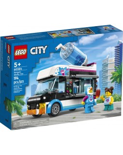 LEGO City 60384 Pingwinia furgonetka ze slushem. LEGO CITY Конструктор ПІНГВІН ФУРГОН З СЛЬОТОЮ 60384