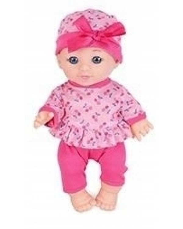 Лялька дитяча лялька для дівчинки іграшка лялька 23 см цікава іграшка. ARTYK лялька 23 см малятко з шапочкою для дівчаток рожева в вишеньці