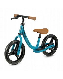 Біговий велосипед Kinderkraft Space 12" синій. Біговел легкий ручний гальмо регульований космічний Kinderkraft синій