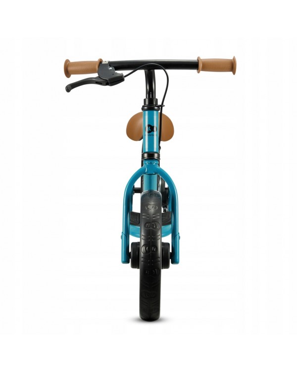 Біговий велосипед Kinderkraft Space 12" синій. Біговел легкий ручний гальмо регульований космічний Kinderkraft синій