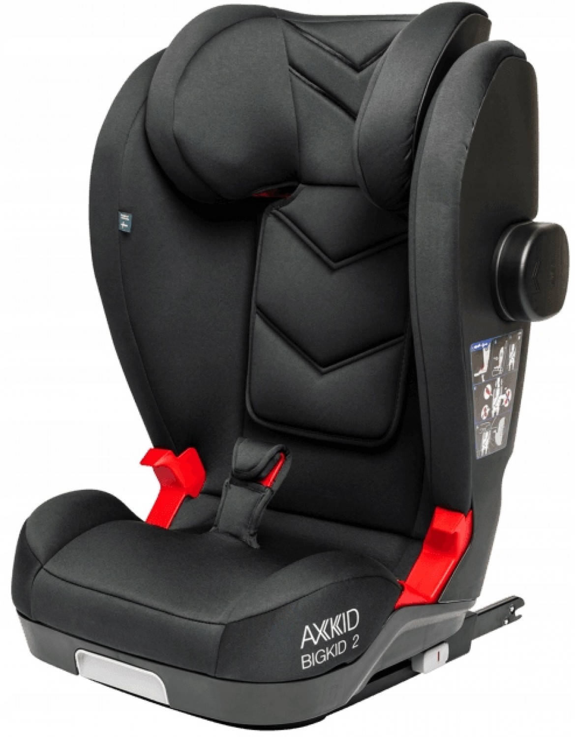 Автокрісло AXKID BIGKID Isofix 2 Black. AXKID BIGKID 2 PREMIUM BLACK АВТОКРІСЛО 15-36 КГ