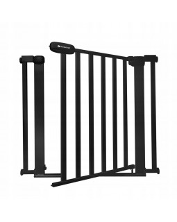 Ворота безопасности распорки лестницы двери LOCK & GO Kinderkraft черный 5902533924059