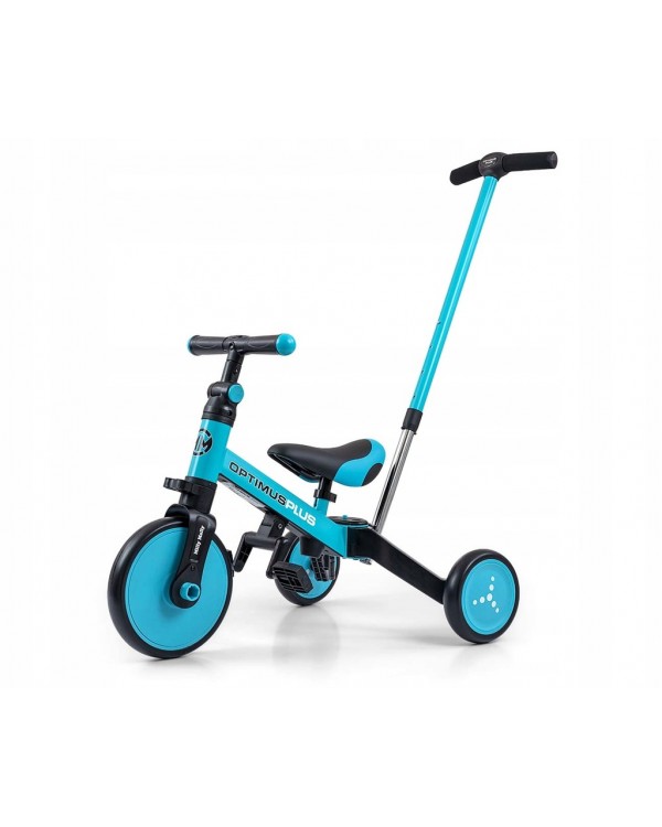 Трехколесный велосипед 4 в 1 Milly Mally Optimus Plus Blue 5901761128529