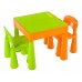 Комплект Tega Baby Mamut столик и два стульчика MT-001 ORANGE-GREEN 5902963070661