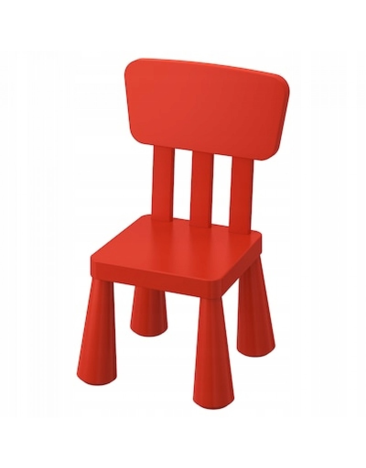 Детский стул Ikea Mammut red 403.653.66
