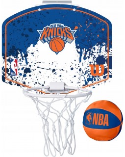 Баскетбольний комплект Wilson WTBA1302NYK. WILSON NEW YORK KNICKS NBA МІНІ БАСКЕТБОЛЬНА ДОШКА