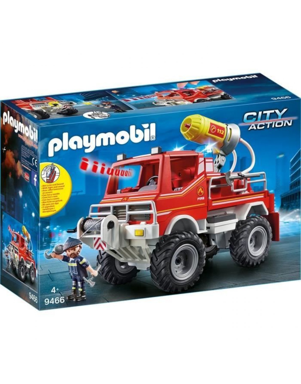 Playmobil Action City 9466 Playmobil. PLAYMOBIL CITY ПОЖЕЖНИЙ АВТОМОБІЛЬ ПОЖЕЖНА МАШИНА 9466