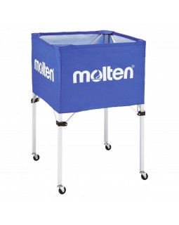 Візок для м'ячів Molten bk0012-B синій. MOLTEN bk0012 алюмінієва кулькова візок для 15-30пилок