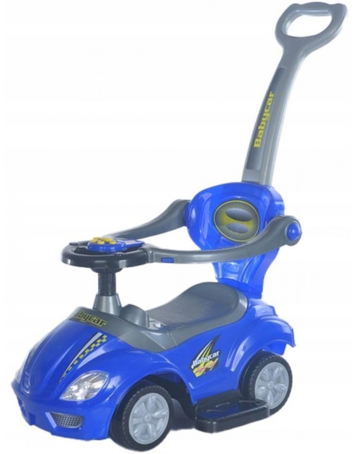 Дитячий Мікс 301 Синій. Ходунки штовхач ходунки 3в1 іграшковий автомобіль з ручкою
