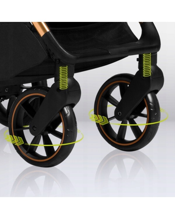 CLOE lionelo коляска для 22 кг-зелений смарагд. Lionelo Cloe коляска + аксесуари для 22 кг