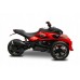 Автомобіль Toys by Caretero чорний, червоний, сріблястий. TOYZ TRICE акумуляторний триколісний велосипед 2 x 35W