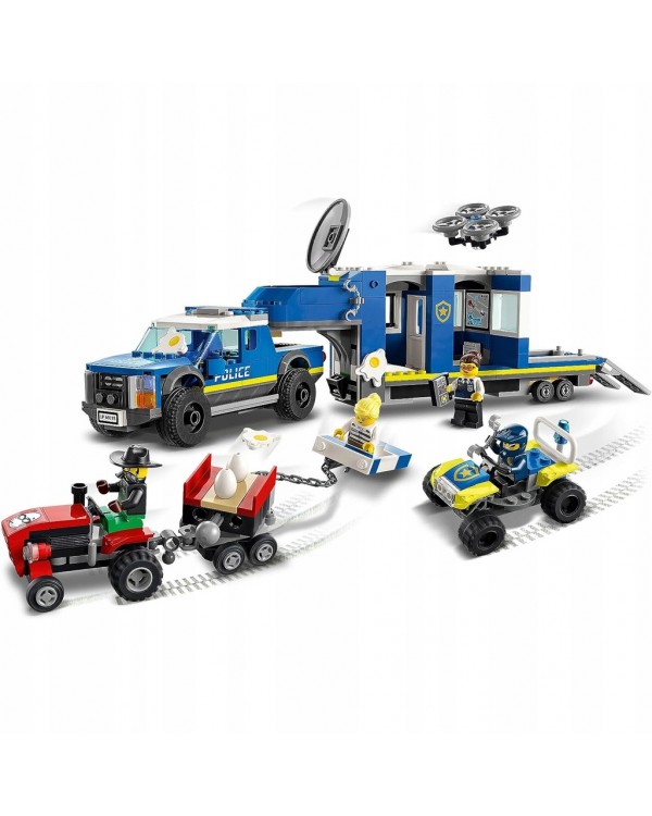 Конструктор LEGO City 125669 LEGO CITY мобільний поліцейський командний центр 60315 набір поліції. LEGO City 125669 LEGO CITY мобільний командний центр