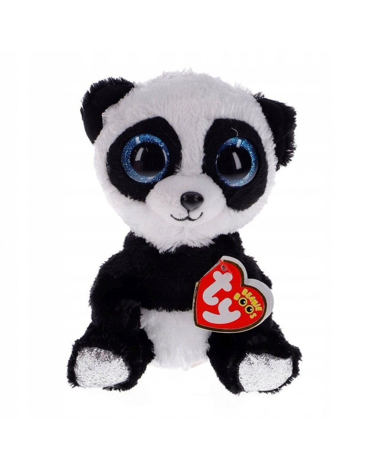 Домашні тварини (великі очі) TY BOO'S - ведмідь панда бамбук. You Beanie Boos Panda Bamboo 15 см Плюш